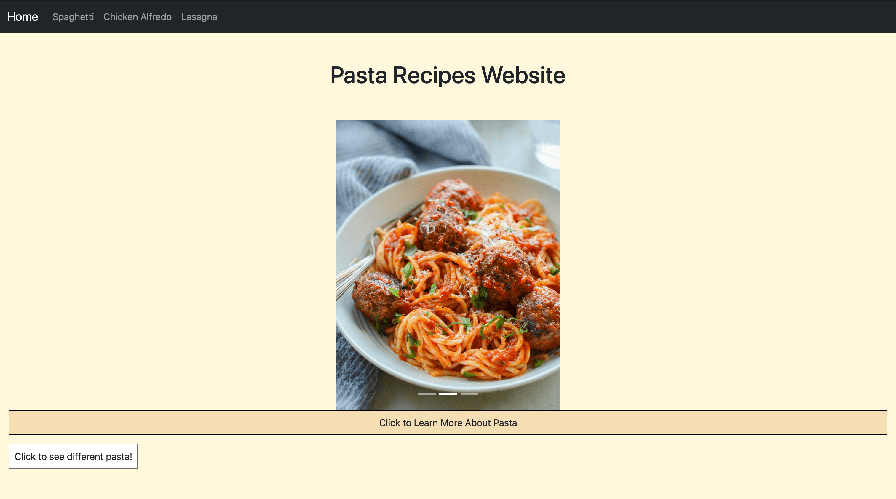 Pasta Recipes screenshot